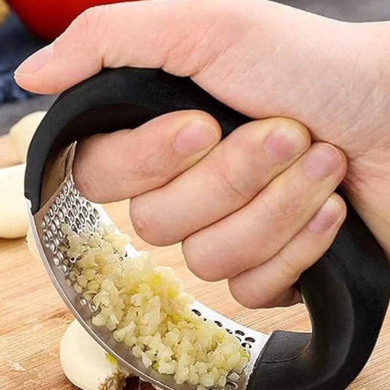 Triturador Mecedora de Ajo - Acero Inoxidable