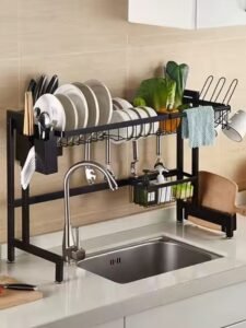 Escurridor de Platos Sobre el Fregadero
