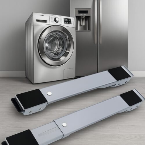 Soporte móvil para electrodomésticos ajustable con ruedas
