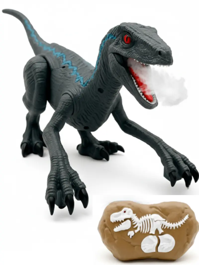 Dinosaurio Velociraptor RC 44cm