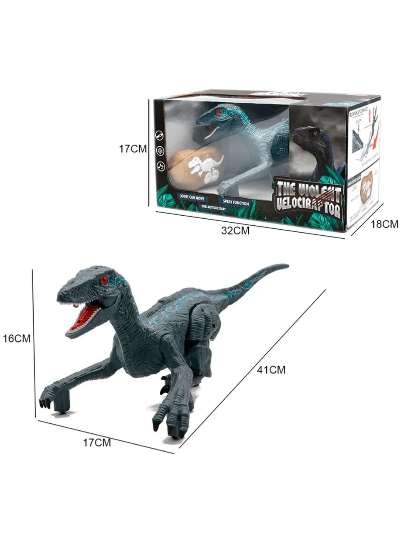 Dinosaurio Velociraptor RC 44cm - Imagen 3